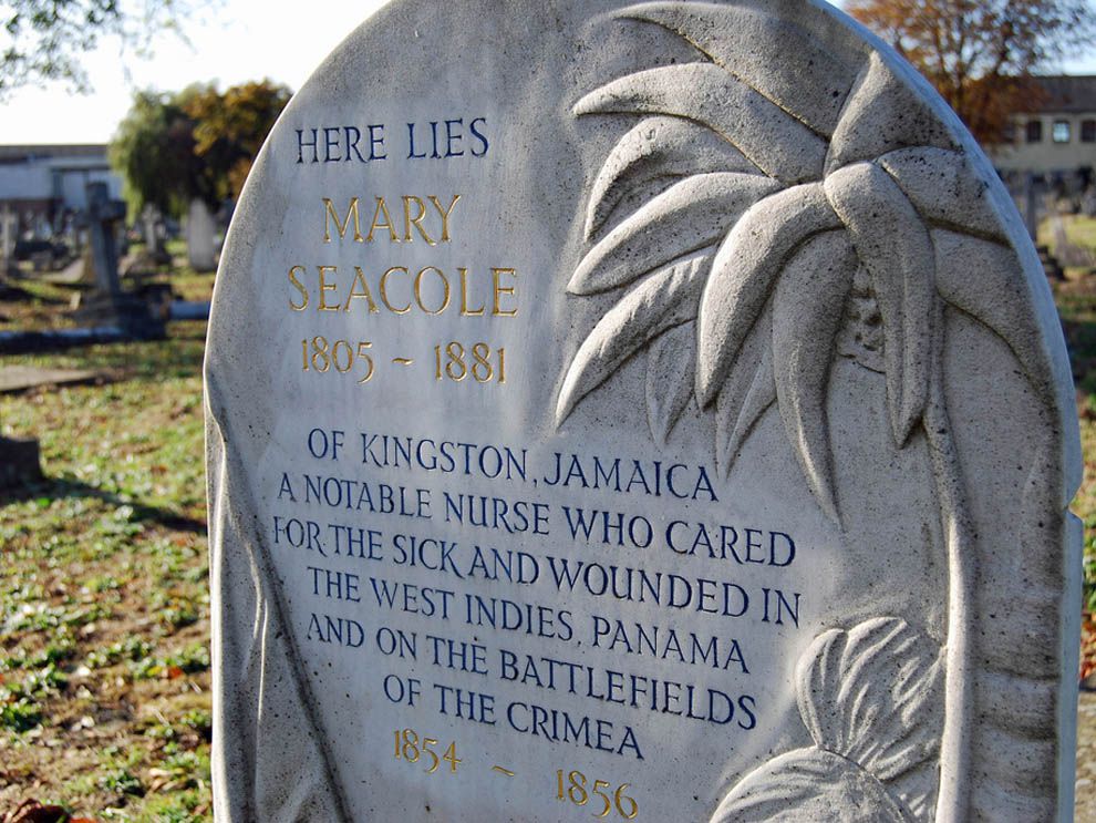 Mary Seacole's gravestone